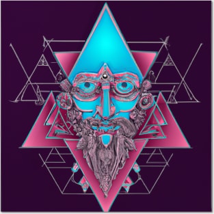 DMT God Head Posters and Art